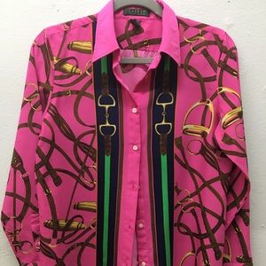 RALPH LAUREN EQUESTRIAN BLOUSE